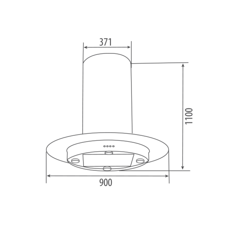 Máy hút khử mùi Canzy CZ 890G