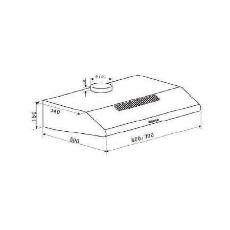Máy hút mùi Eurosun EH-70CF19B