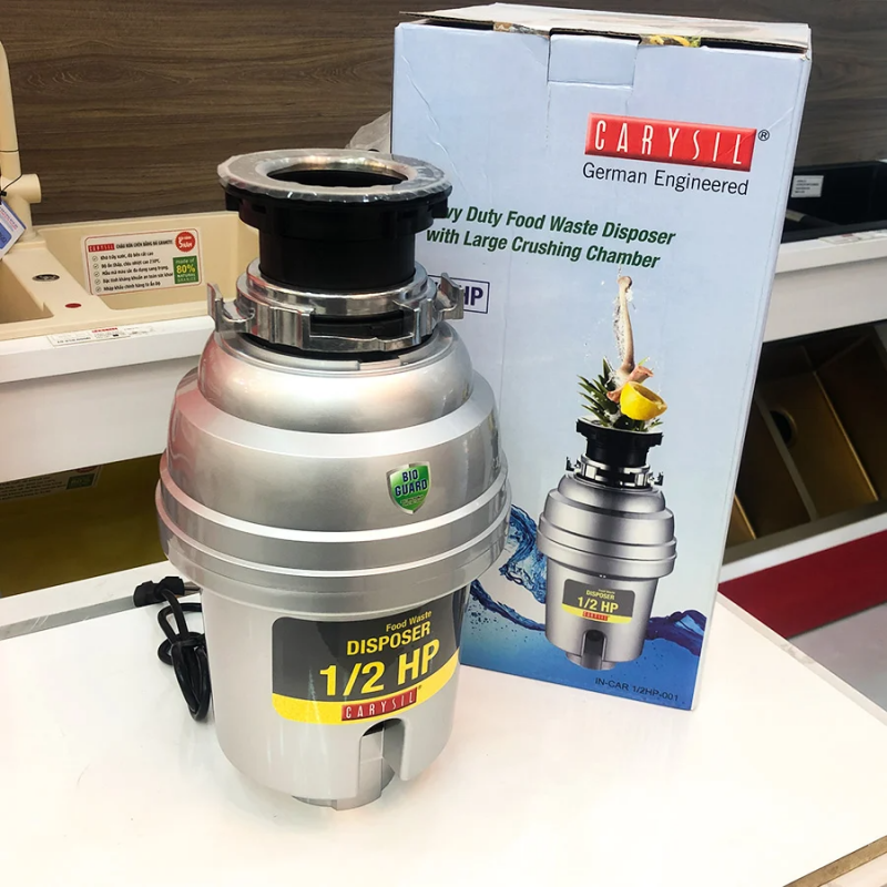 Máy hủy rác Carysil FWD Trắng