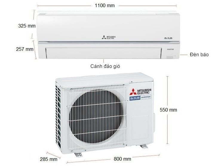 Máy lạnh Mitsubishi Electric MSZ-HT50VF Inverter 2 chiều 18.000 BTU  2 HP