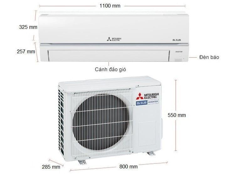Máy lạnh Mitsubishi Electric MSY-GR50VF Inverter 1 chiều 17.742 BTU  2 HP