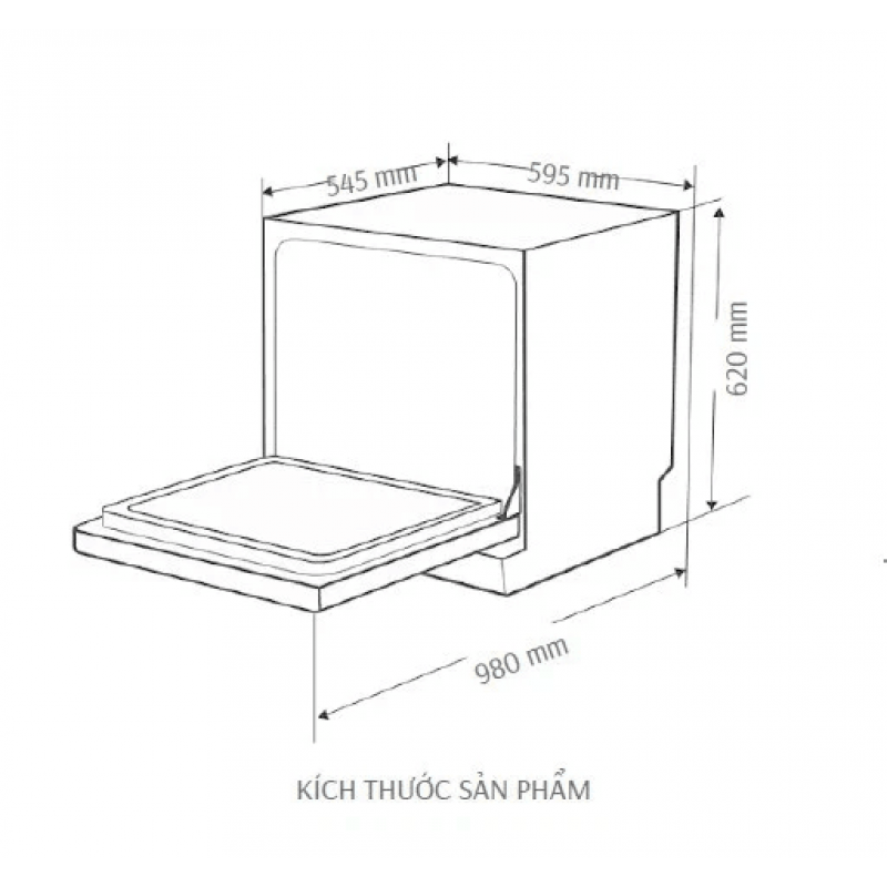 Máy rửa bát Canzy CZ DE8B05EU