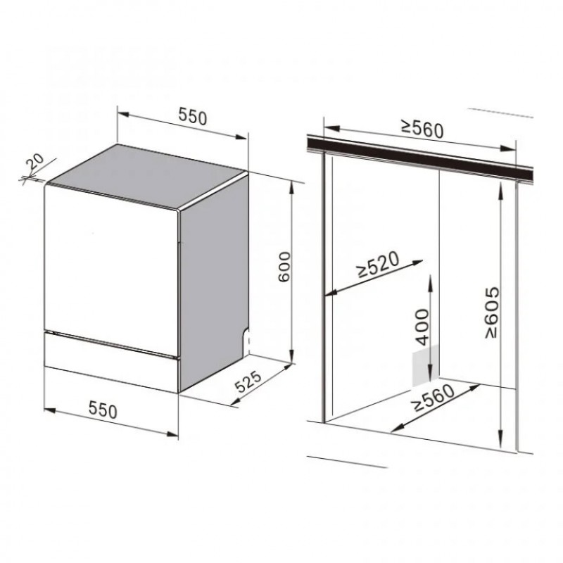 Máy rửa bát Canzy CZ WQP892