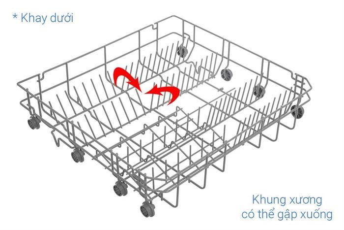 Máy rửa chén độc lập Comfee CDW-8F60RB 10 bộ