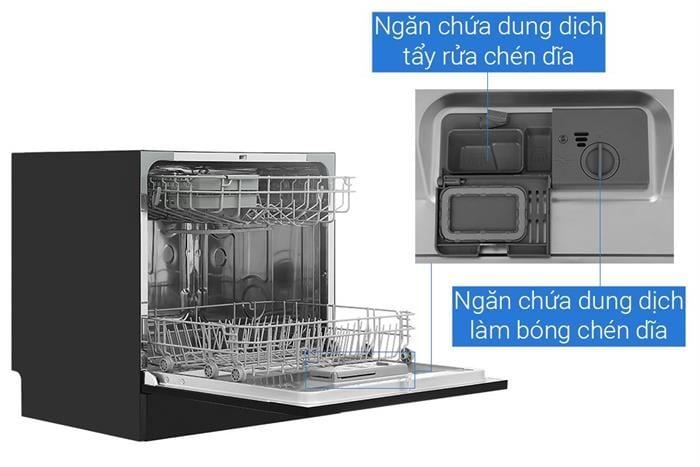 Máy rửa chén độc lập Comfee CDW-8F60RB 10 bộ