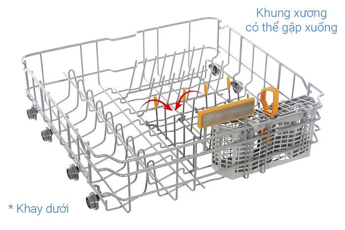 Máy rửa chén độc lập Comfee CDWEF1401HB-W-VN 14 Bộ