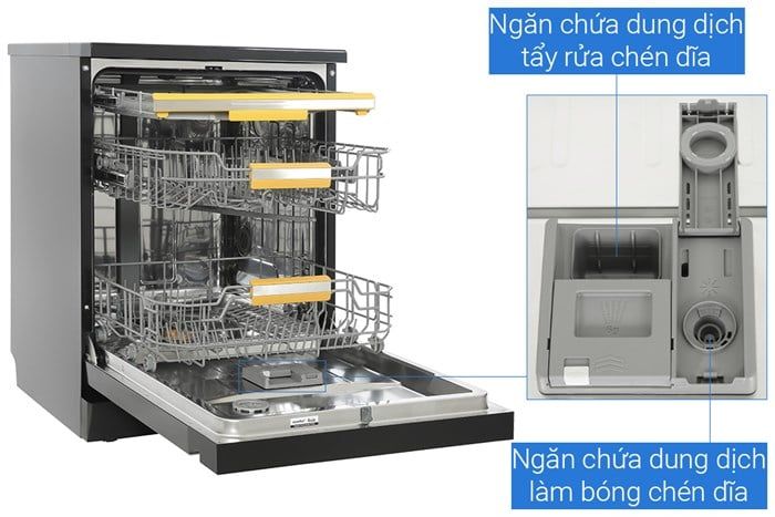 Máy rửa chén độc lập Comfee CDWEF1533GB-WU-VN 15 Bộ