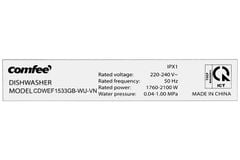 Máy rửa chén độc lập Comfee CDWEF1533GB-WU-VN 15 Bộ