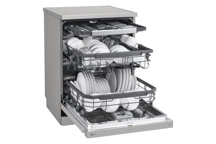 Máy rửa chén LG LDT14SVA4 TrueSteam™ màu bạc ghi sáng