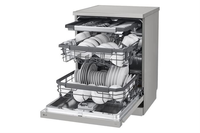 Máy rửa chén LG LDT14SVA4 TrueSteam™ màu bạc ghi sáng