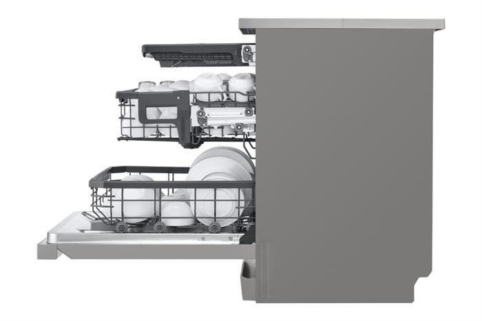 Máy rửa chén LG LDT14SVA4 TrueSteam™ màu bạc ghi sáng