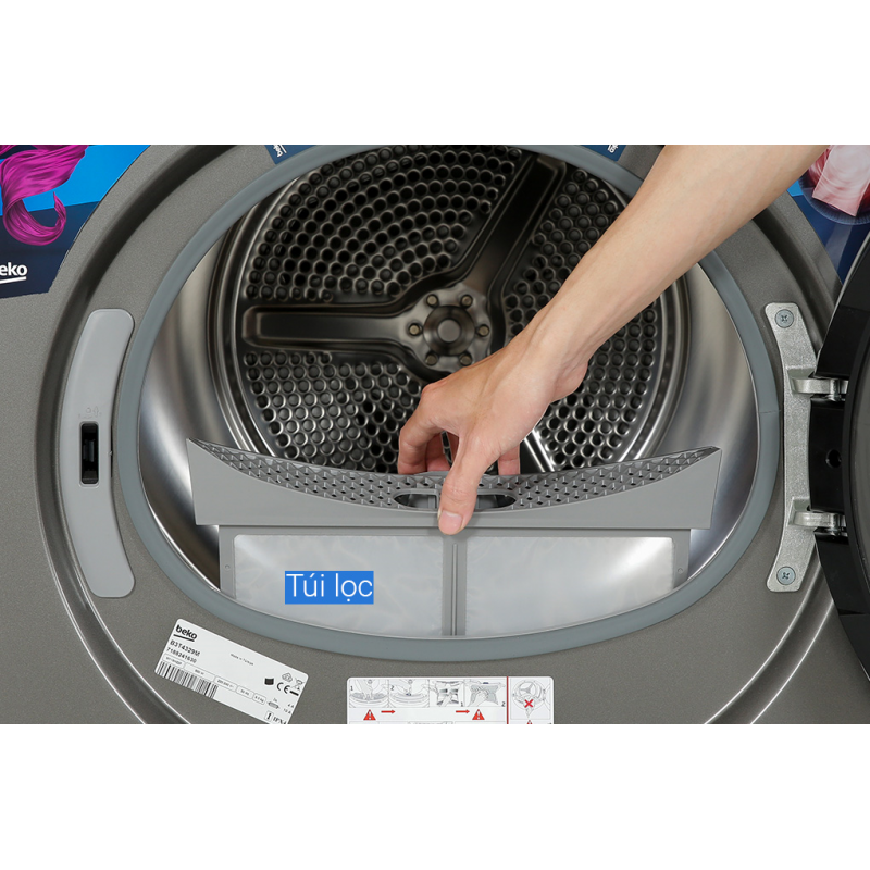 Máy sấy bơm nhiệt Beko B3T4329M