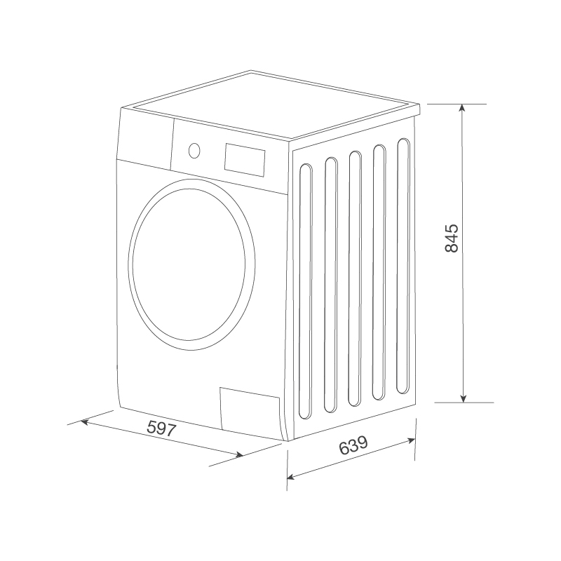Máy sấy quần áo Malloca MTD-T1510HP