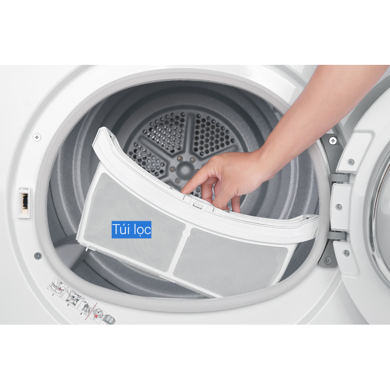 Máy sấy thông hơi Beko DA8112RX0W