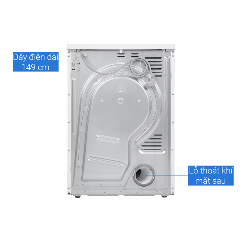 Máy sấy thông hơi Beko DA8112RX0W