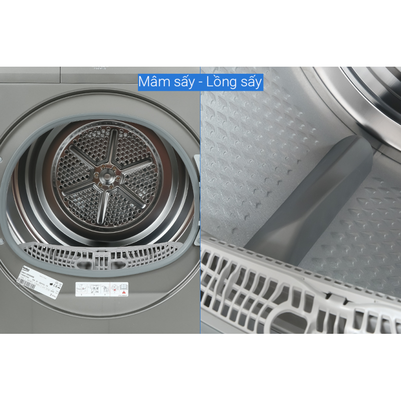 Máy sấy thông hơi Beko DA9112RX0MB