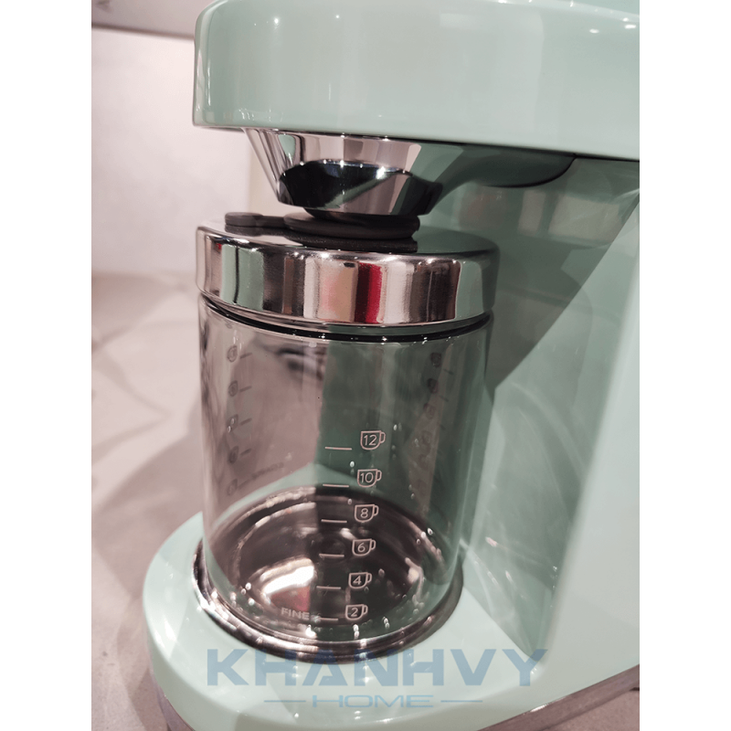 Máy xay cà phê lục nhạt Smeg CGF01PGEU 535.44.010