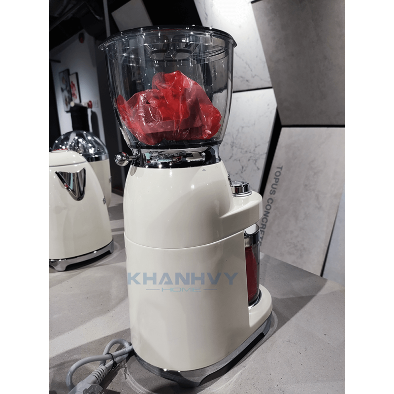 Máy xay cà phê màu kem Smeg CGF01PGEU 535.44.015