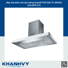 Máy hút khói mùi áp tường Dudoff FCR 925 TC WH/XS 110.0379.172
