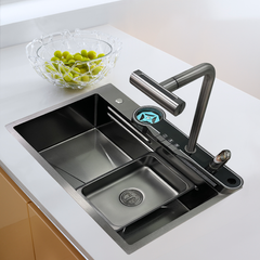 Chậu rửa chén chống xước Wabenform Maadela MDS-7547DRF Lechfall