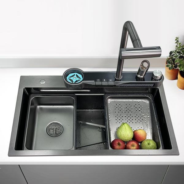 Chậu rửa chén chống xước Wabenform Maadela MDS-7547DRF Lechfall