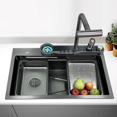 Chậu rửa chén chống xước Wabenform Maadela MDS-7547DRF Lechfall