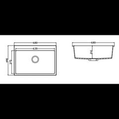 Chậu đá Maadela MDS-A6848I