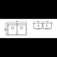 Chậu đá Maadela MDS-A8251B