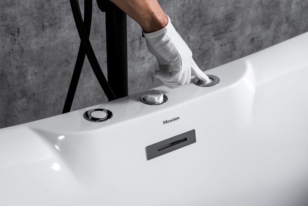 Bồn tắm Mowoen MW8266F-170.MS đặt sàn massage 1.7m