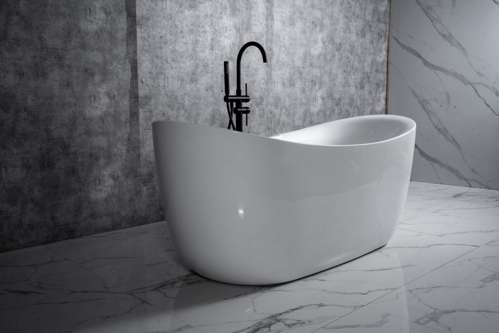 Bồn tắm Mowoen MW8266F-170.MS đặt sàn massage 1.7m