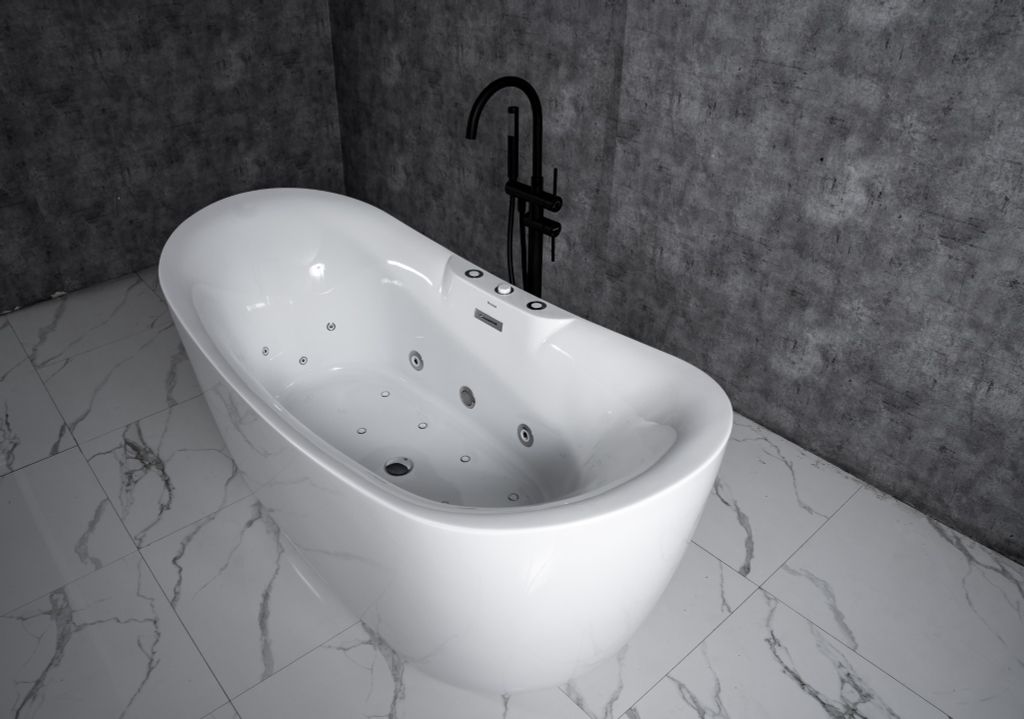 Bồn tắm Mowoen MW8266F-170.MS đặt sàn massage 1.7m