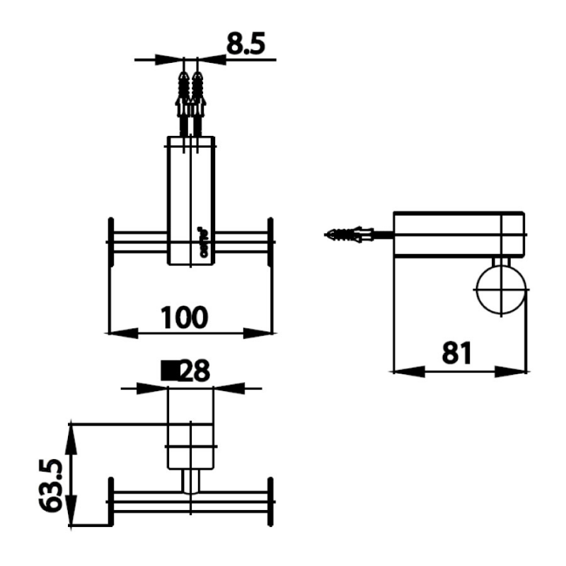 Móc Áo Đơn Cotto CT880(HM)