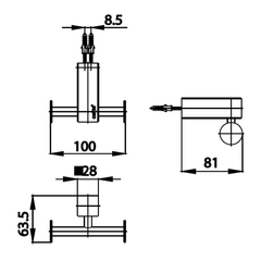 Móc Áo Đơn Cotto CT880(HM)