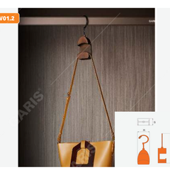 Móc gỗ treo túi Garis GW01.2