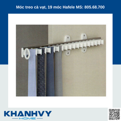 Móc treo cà vạt, 19 móc Hafele MS: 805.68.700