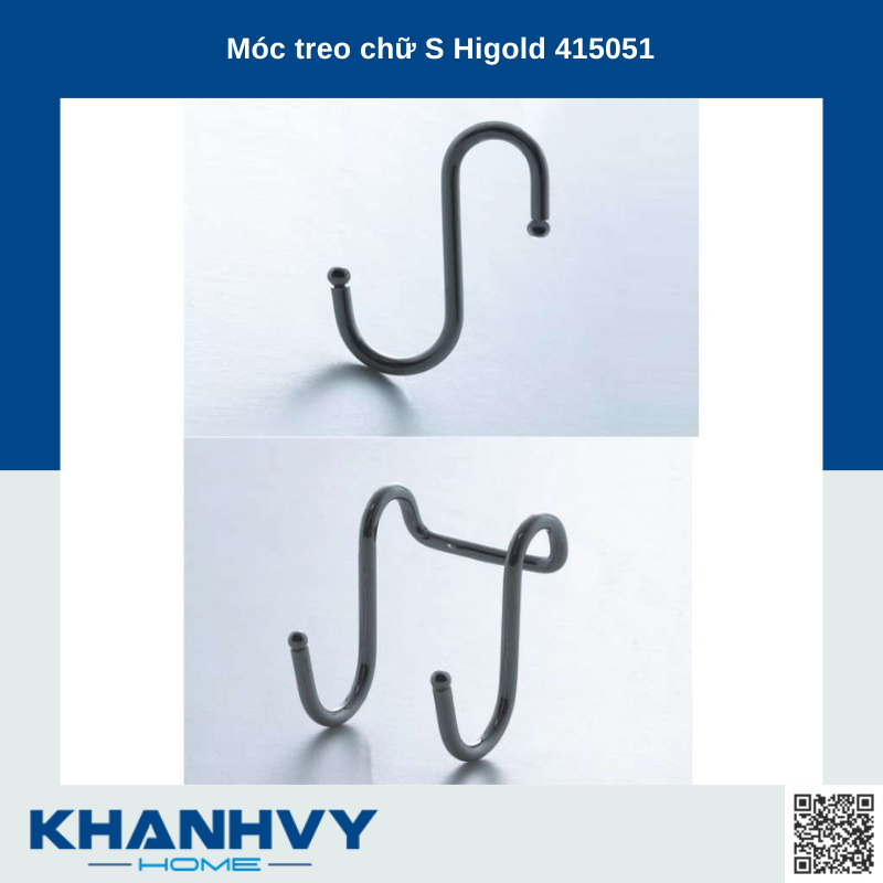 Sản phẩm móc treo chữ S 415051, 415061 chính hãng Higold tại Khánh Vy Home