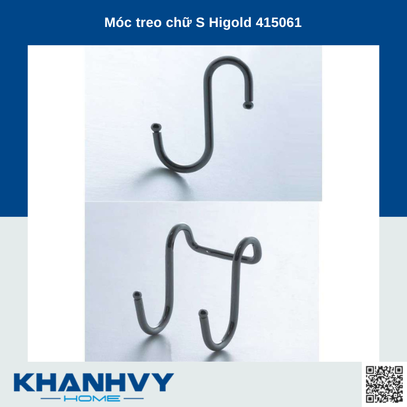 Sản phẩm móc treo chữ S 415051, 415061 chính hãng Higold tại Khánh Vy Home