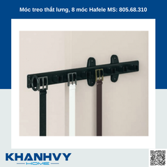 Móc treo thắt lưng, 8 móc Hafele MS: 805.68.310