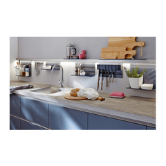 Phụ kiện treo tường LINERO MosaiQ – Thanh treo gắn tường bằng nhôm 1200mm Hafele 521.00.012