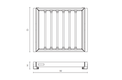 Giá kệ để đồ gấp Vickini 18501.800