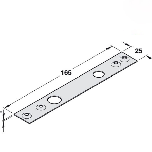 Nắp che bản lề sàn Hafele 932.10.589