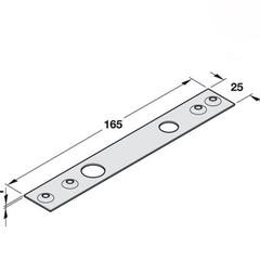 Nắp che bản lề sàn Hafele 932.10.589