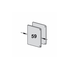 Nắp che cuối rộng 59 mm Hafele 940.43.037