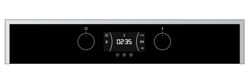 Màn hình TFT 4” tiên tiến trên lò nướng Teka HLC 840 41531020