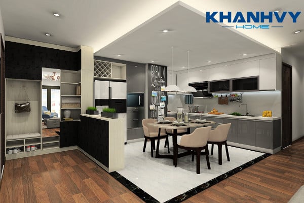 Nên thiết kế phòng bếp rộng bao nhiêu m2