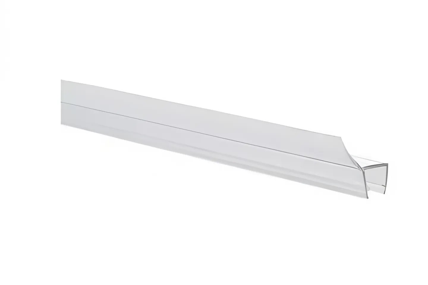 Nẹp nhựa kẹp kính Vickini IVAN - 66003 66003.001 (WT)