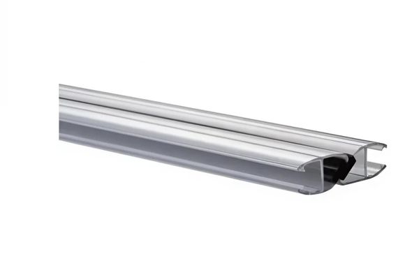 Nẹp nhựa kẹp kính Vickini IVAN - 66001 66001.001 WT