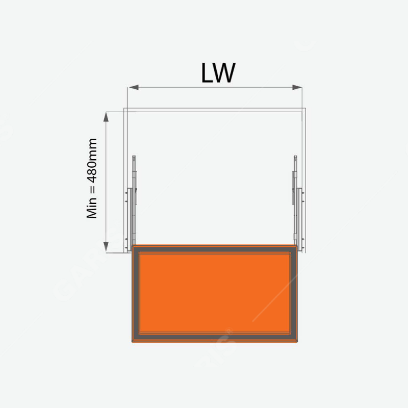 Ngăn kéo để đồ gập Garis GW02.6R