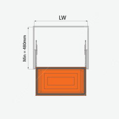 Ngăn kéo để đồ gập Garis GW06.6R