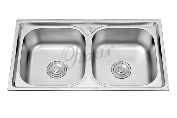 Chậu rửa chén Proxia PR-8245 dập liền khối inox 304